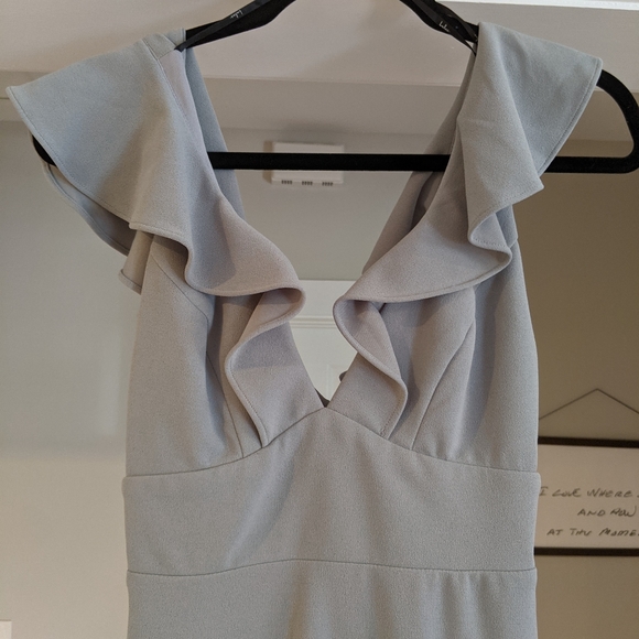 | lulu's perfect opportunity grey maxi dress | - Picture 3 of 7